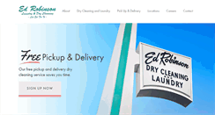 Desktop Screenshot of edrobinsoncleaners.com